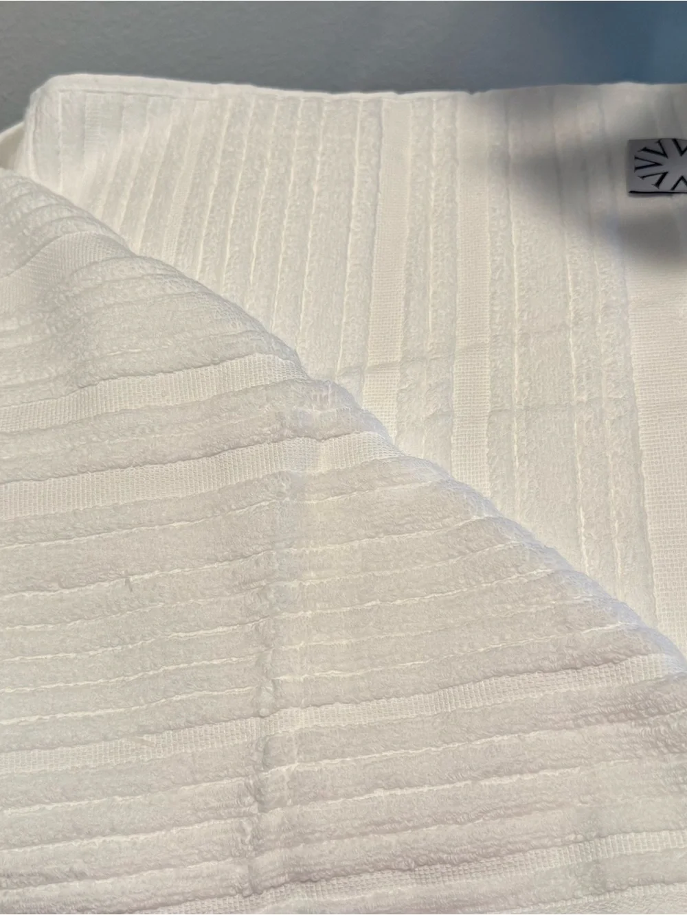 Bath Towel Stack - White Made in Portugal